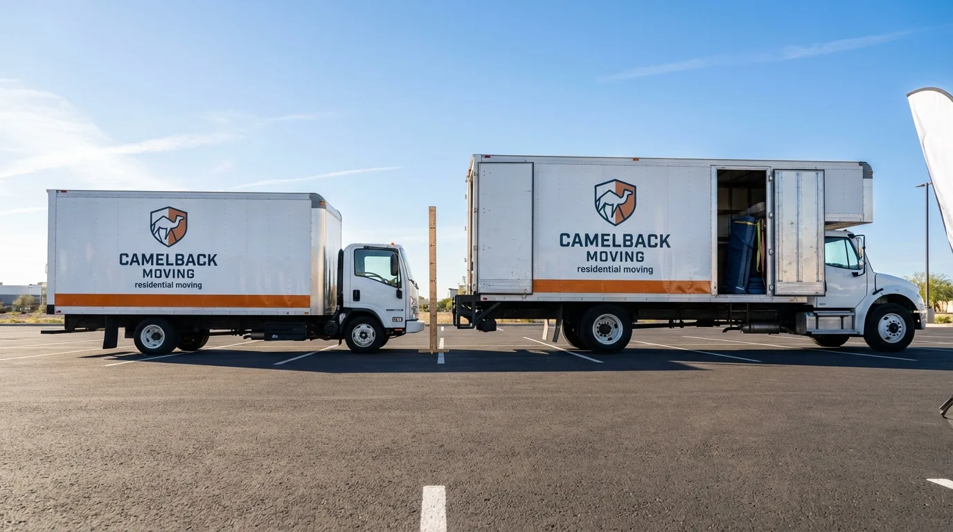Moving truck size capacity guide in Swarthmore